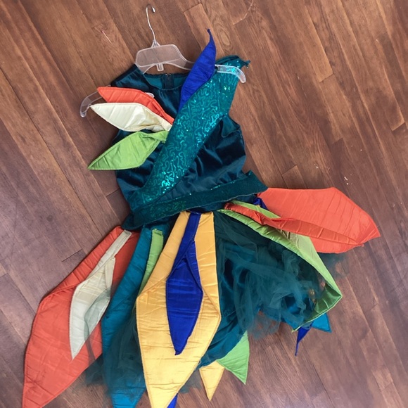 COPY - Wishcraft Chasing Fireflies  Birds of Paradise Costume sz 16 preowned - Picture 5 of 8